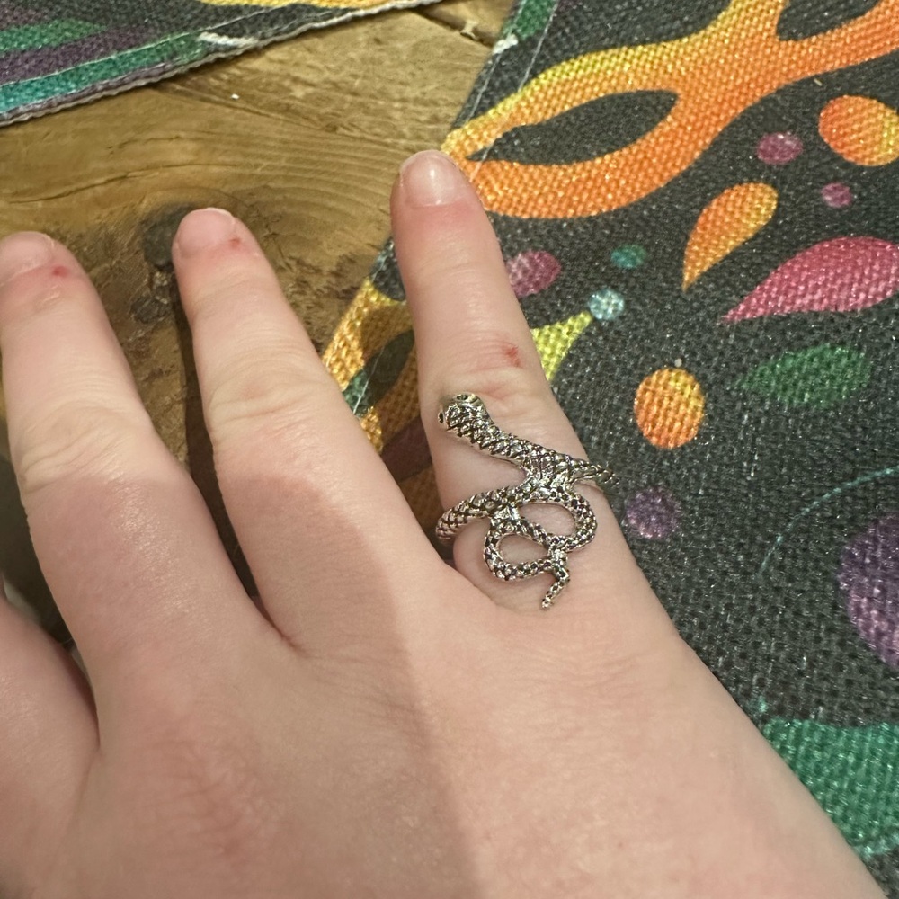 Silver Snake Ring - Picture 2 of 4